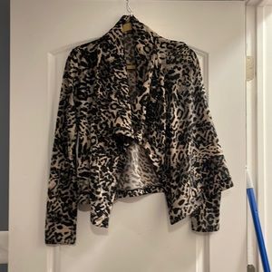 Forever 22 medium animal print cardigan